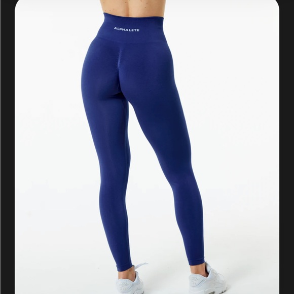Alphalete Pants & Jumpsuits Alphalete Amplify Leggings Blue Poshmark
